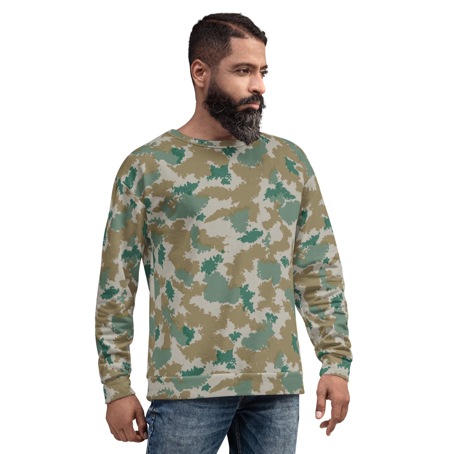 German Flachentarn Blumentarn CAMO Unisex Sweatshirt - Sweatshirts