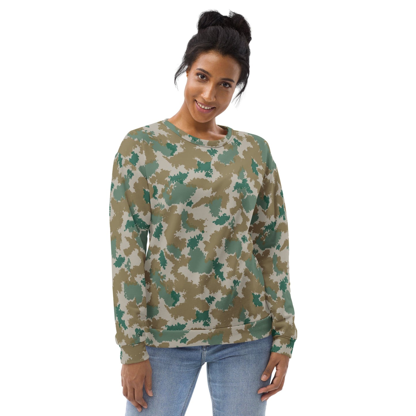 German Flachentarn Blumentarn CAMO Unisex Sweatshirt - Sweatshirts