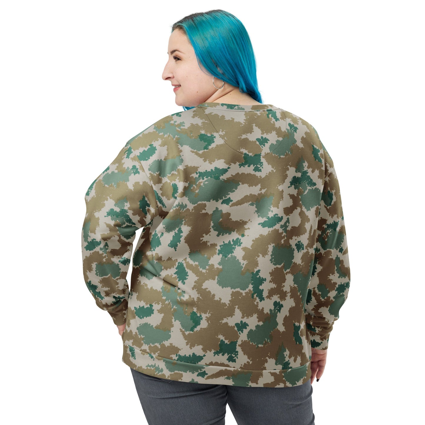 German Flachentarn Blumentarn CAMO Unisex Sweatshirt - Sweatshirts