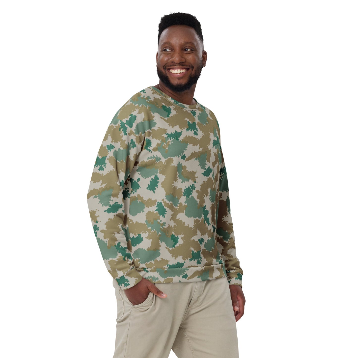 German Flachentarn Blumentarn CAMO Unisex Sweatshirt - Sweatshirts