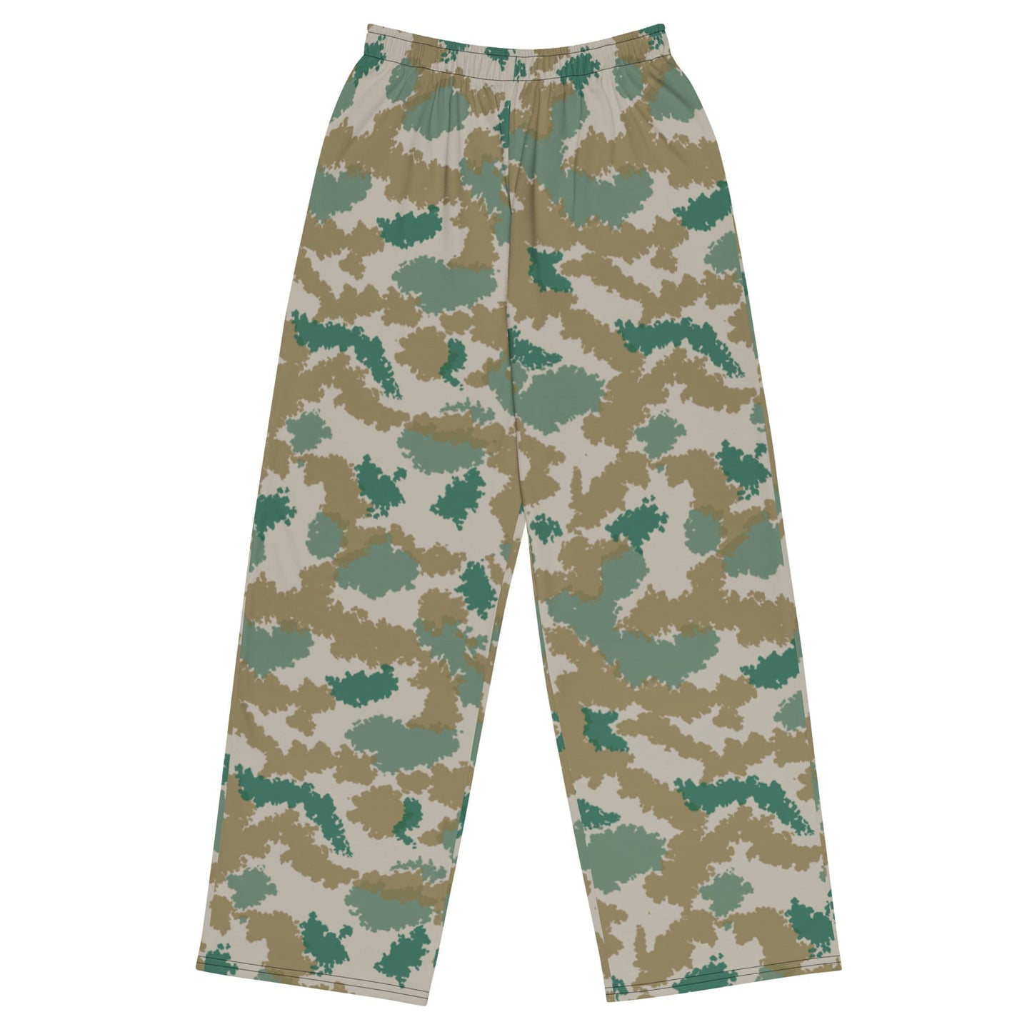 German Flachentarn Blumentarn CAMO unisex wide-leg pants - 2XS - Wide-leg Pants