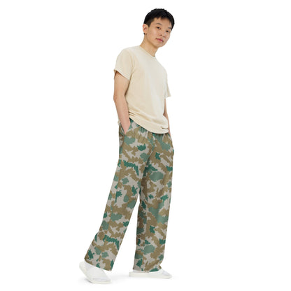 German Flachentarn Blumentarn CAMO unisex wide-leg pants - Wide-leg Pants