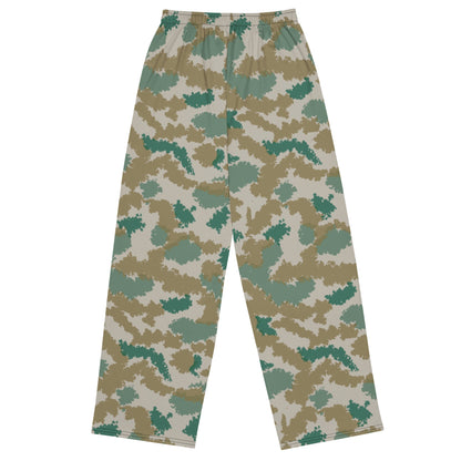 German Flachentarn Blumentarn CAMO unisex wide-leg pants - Wide-leg Pants