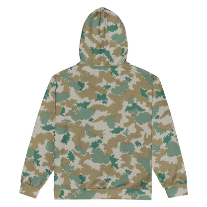 German Flachentarn Blumentarn CAMO Unisex zip hoodie - Zip Hoodies