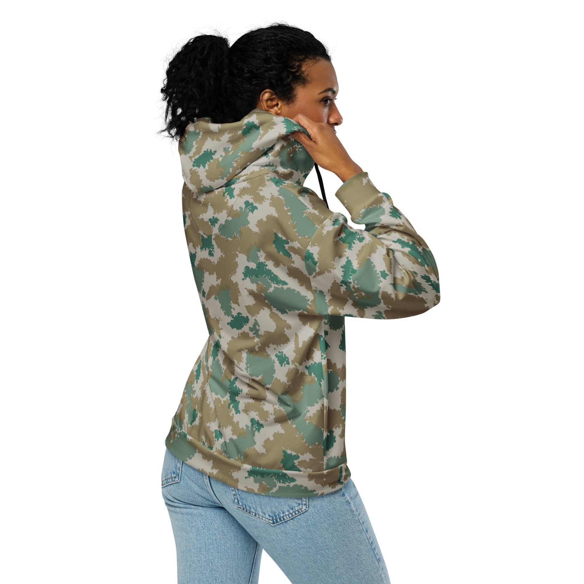 German Flachentarn Blumentarn CAMO Unisex zip hoodie - Zip Hoodies
