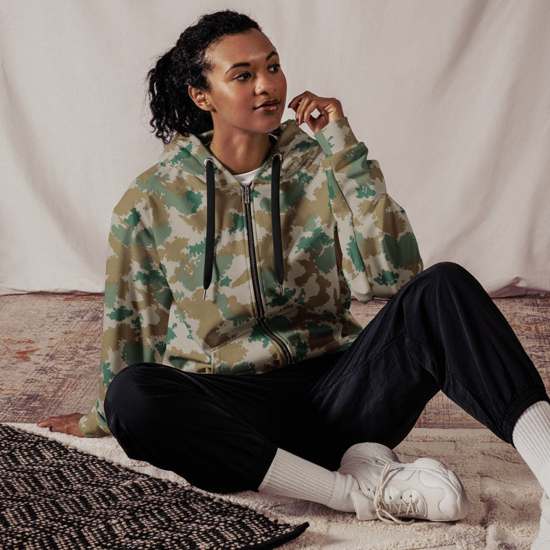 Blumentarn Flächentarn CAMO Unisex Zip Hoodie