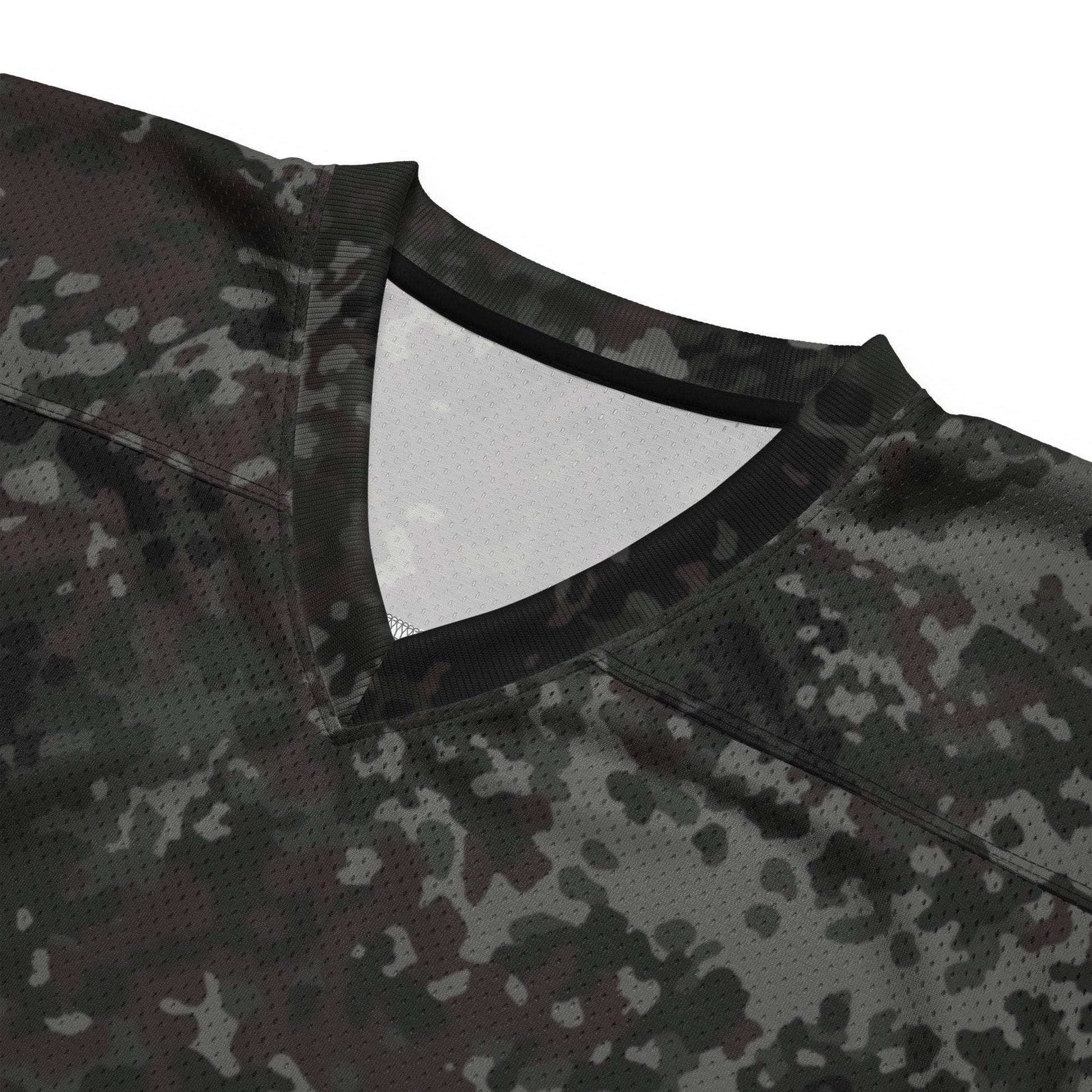 German Flecktarn Black CAMO Unisex American Football Jersey