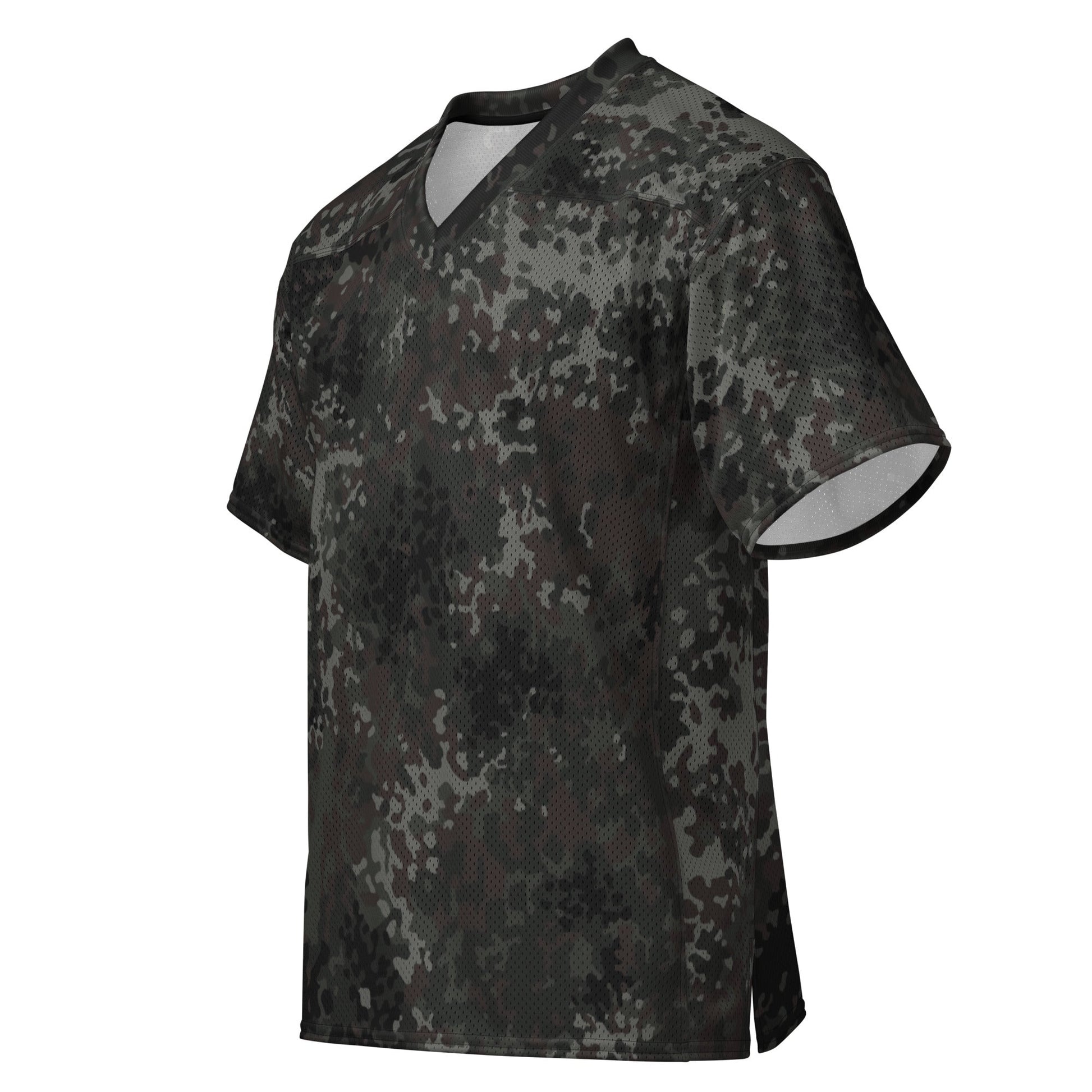 German Flecktarn Black CAMO Unisex American Football Jersey