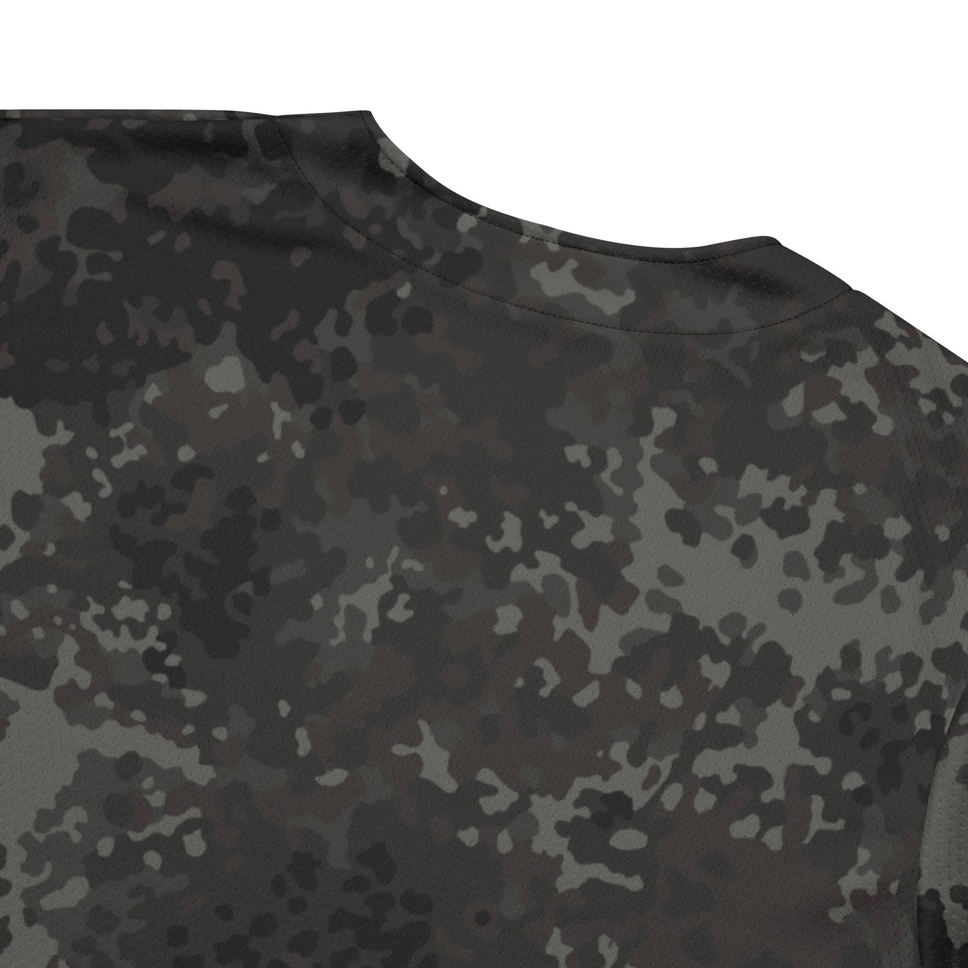 German Flecktarn Black CAMO baseball jersey - Baseball Jerseys
