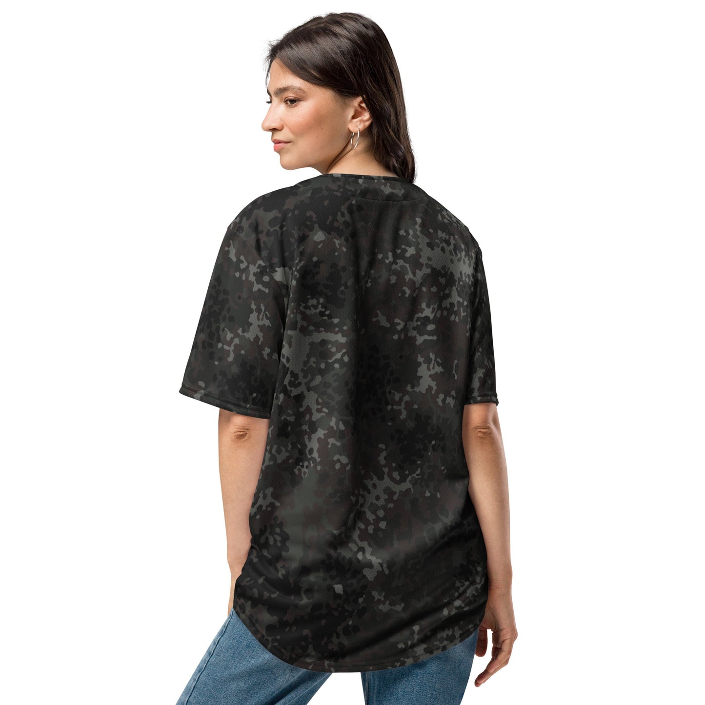 German Flecktarn Black CAMO baseball jersey - Baseball Jerseys