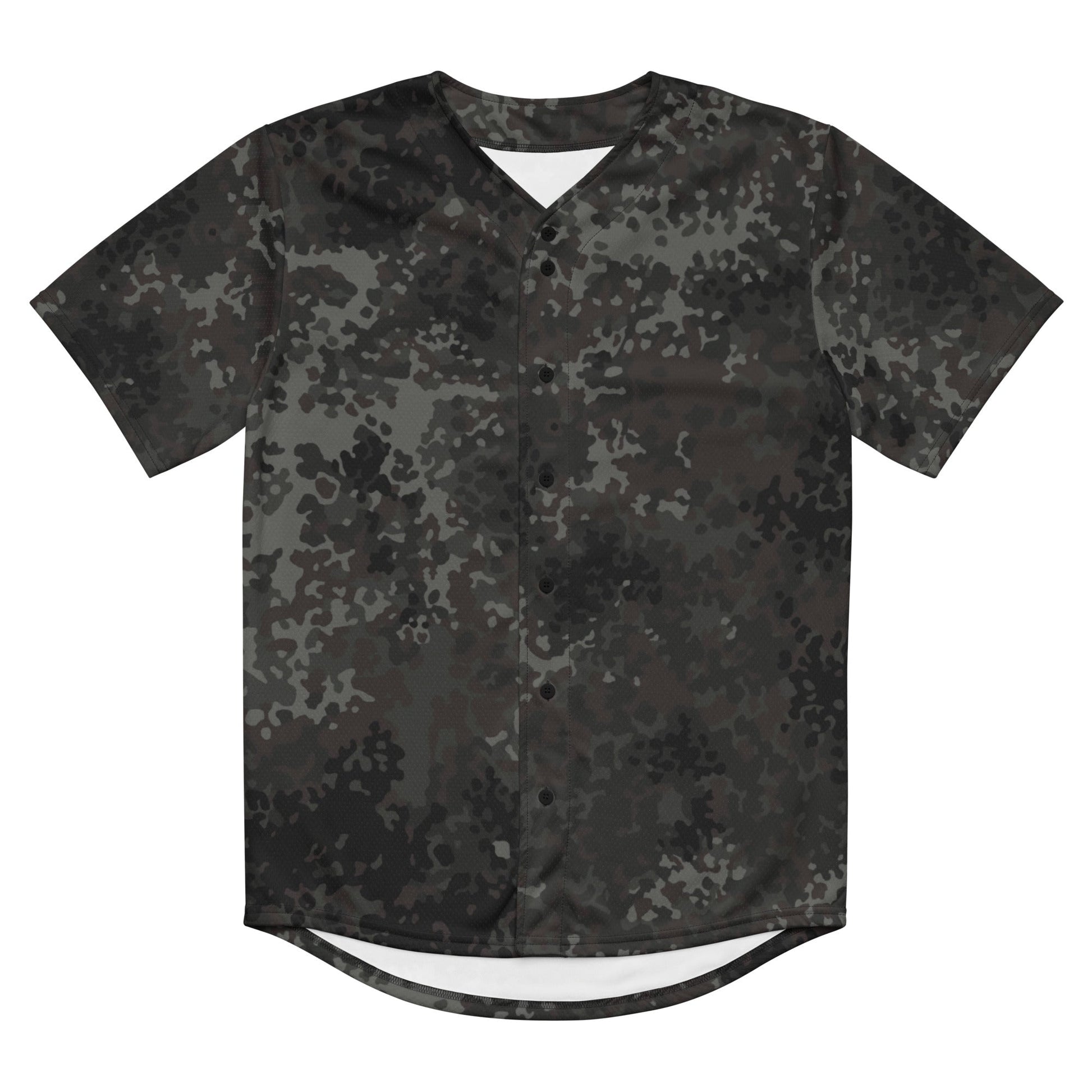 German Flecktarn Black CAMO baseball jersey - Baseball Jerseys