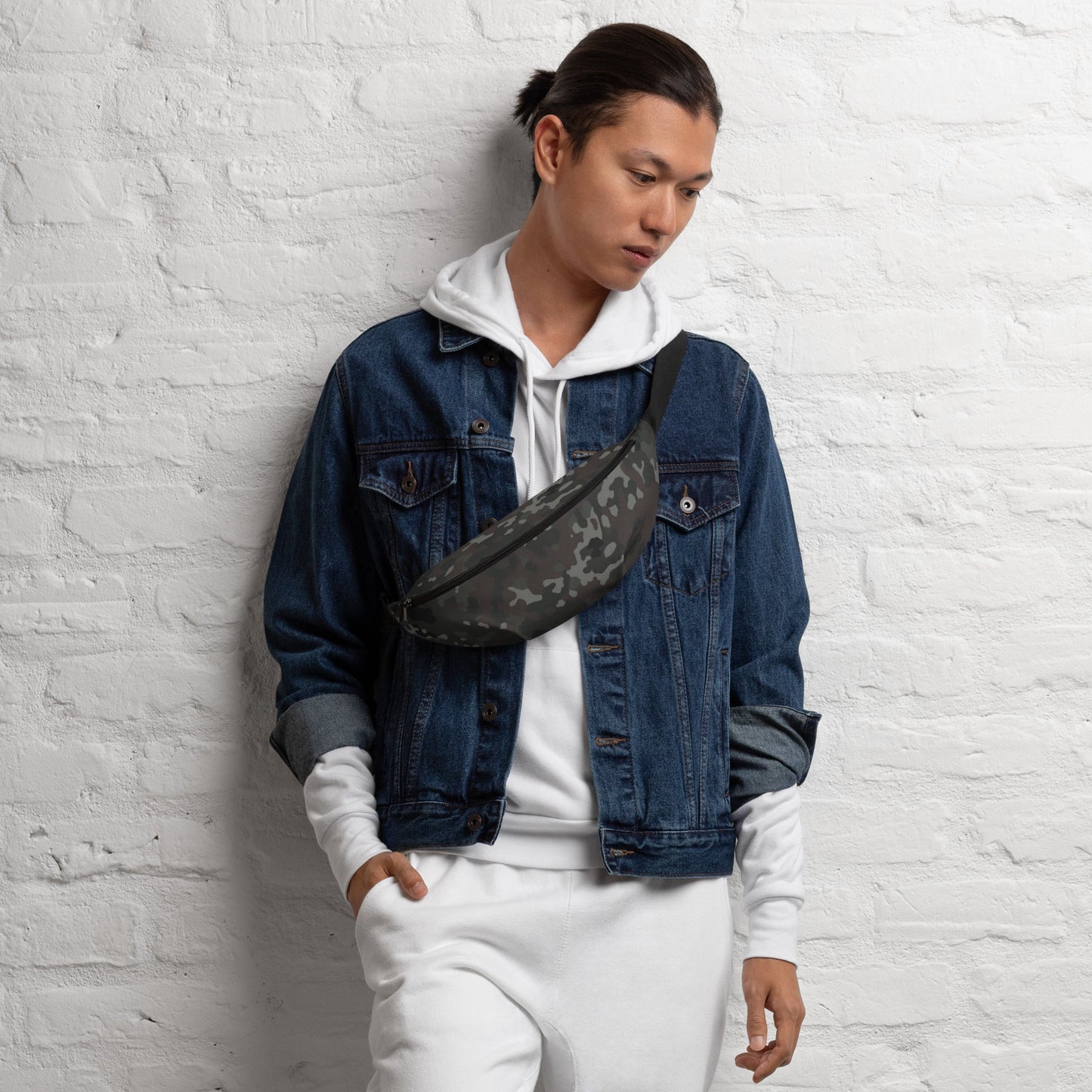 German Flecktarn Black CAMO Fanny Pack - Packs