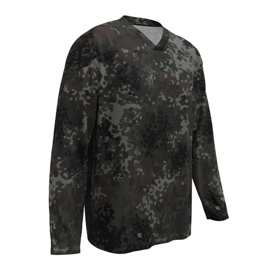 German Flecktarn Black CAMO hockey fan jersey - Hockey Jerseys