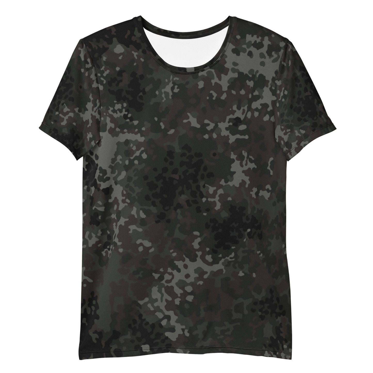 German Flecktarn Black CAMO Mens athletic t-shirt - Athletic T-Shirts