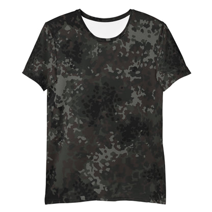 German Flecktarn Black CAMO Mens athletic t-shirt - Athletic T-Shirts