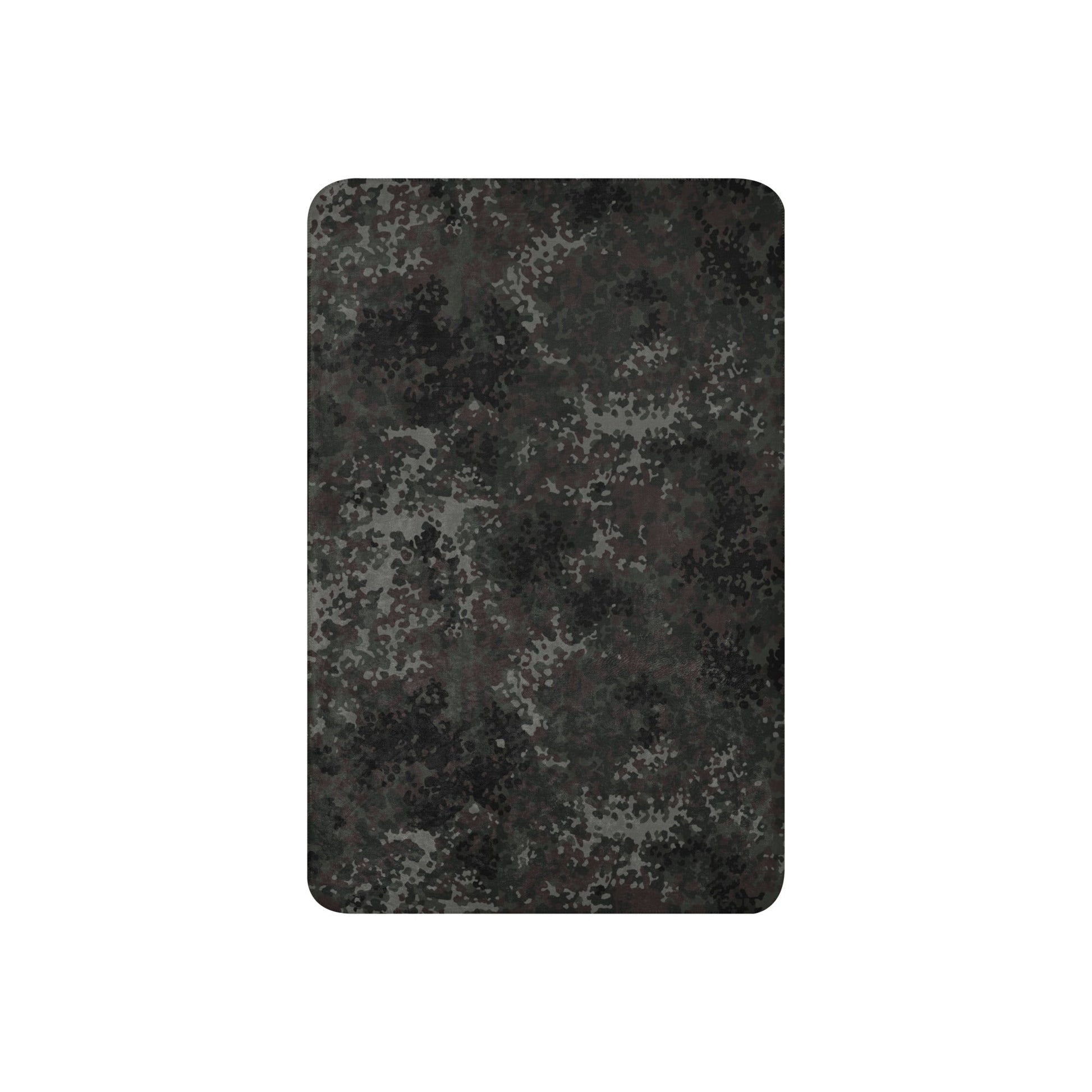 German Flecktarn Black CAMO Sherpa blanket - Blankets