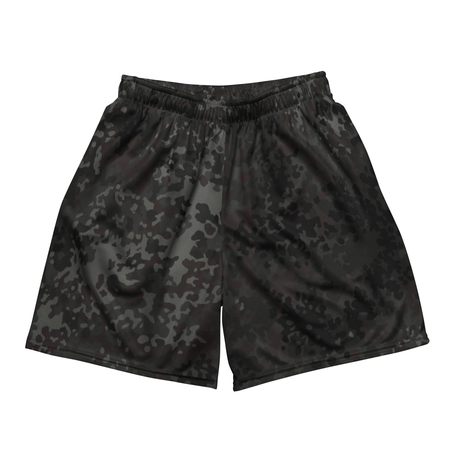German Flecktarn Black CAMO Unisex mesh shorts - 2XS - Mesh Shorts