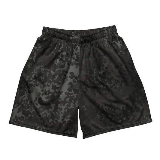 German Flecktarn Black CAMO Unisex mesh shorts - 2XS - Mesh Shorts