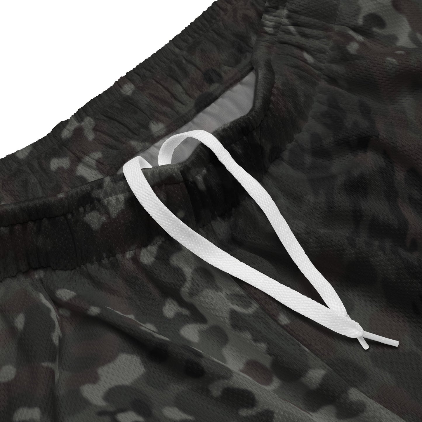 German Flecktarn Black CAMO Unisex mesh shorts - Mesh Shorts
