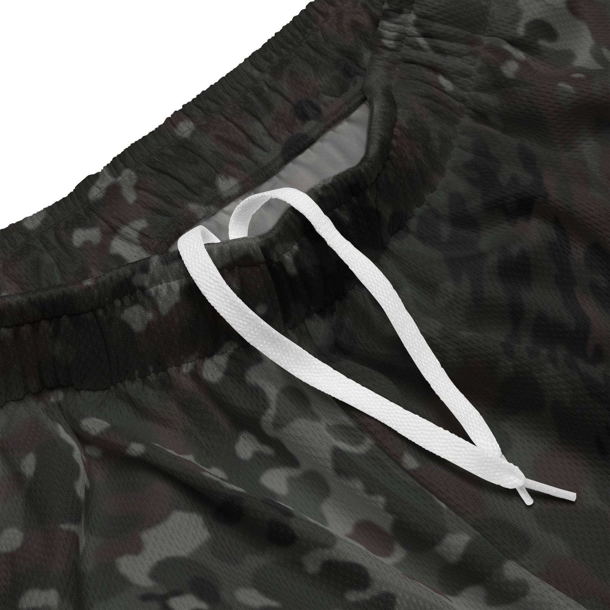 German Flecktarn Black CAMO Unisex mesh shorts - Mesh Shorts
