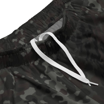 German Flecktarn Black CAMO Unisex mesh shorts - Mesh Shorts