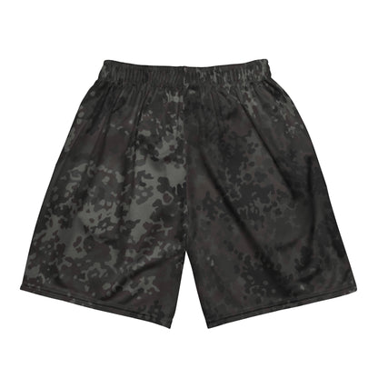 German Flecktarn Black CAMO Unisex mesh shorts - Mesh Shorts