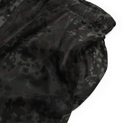 German Flecktarn Black CAMO Unisex mesh shorts - Mesh Shorts