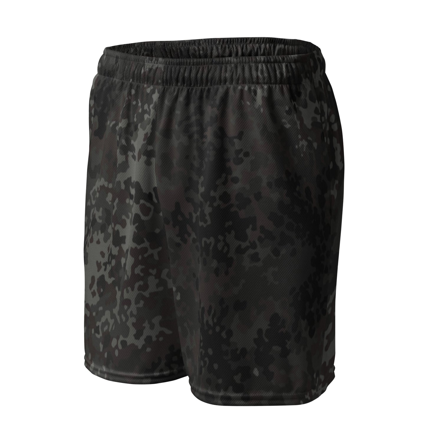 German Flecktarn Black CAMO Unisex mesh shorts - Mesh Shorts