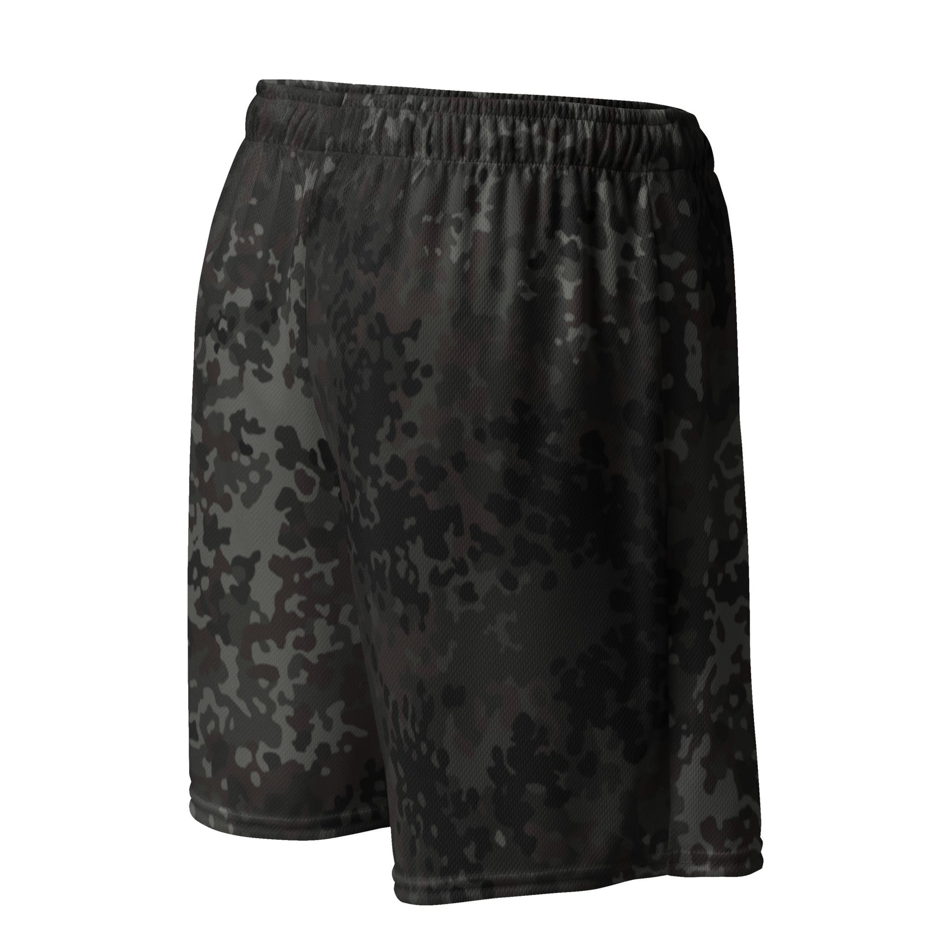 German Flecktarn Black CAMO Unisex mesh shorts - Mesh Shorts