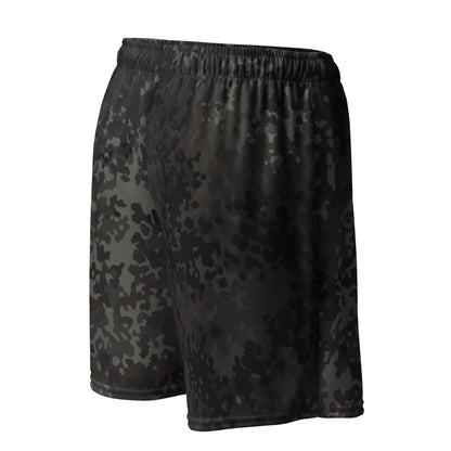 German Flecktarn Black CAMO Unisex mesh shorts - Mesh Shorts