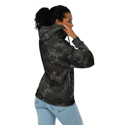German Flecktarn Black CAMO Unisex zip hoodie - Zip Hoodies