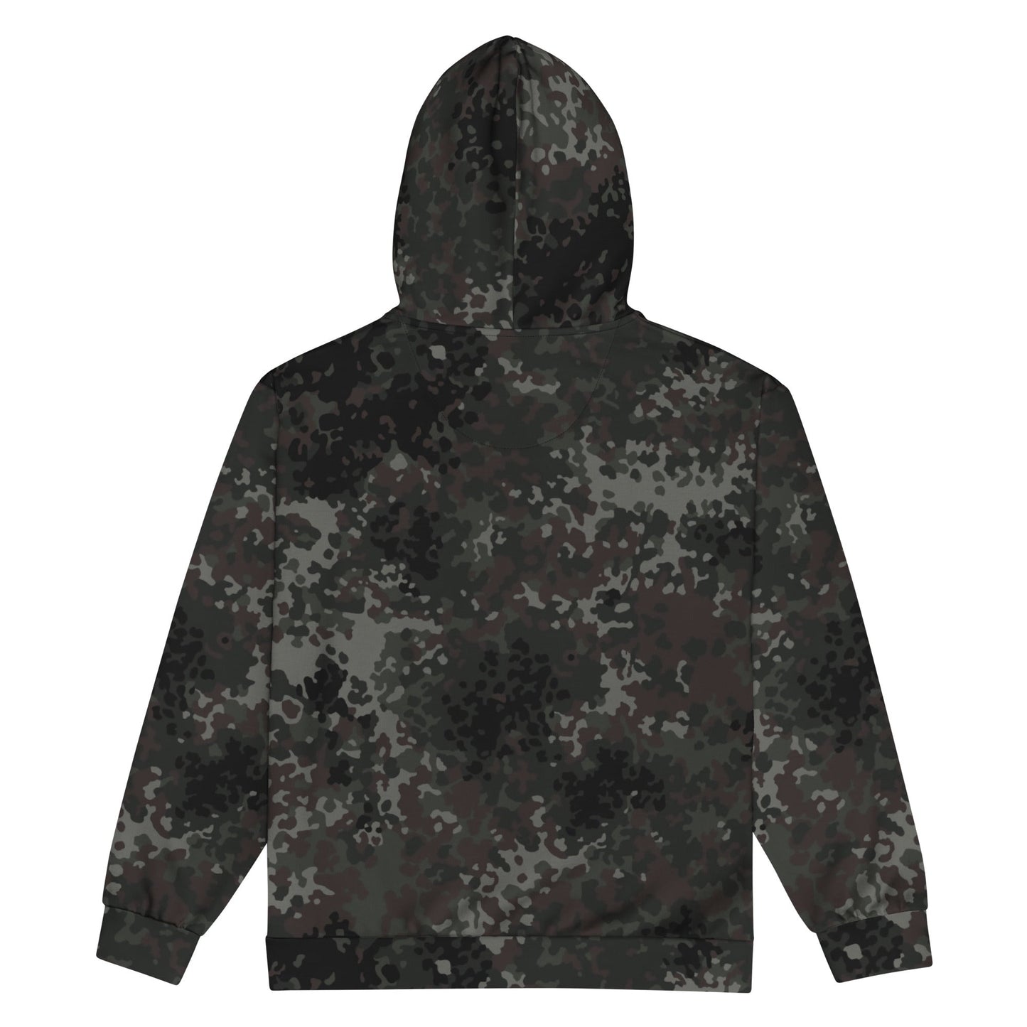 German Flecktarn Black CAMO Unisex zip hoodie - Zip Hoodies