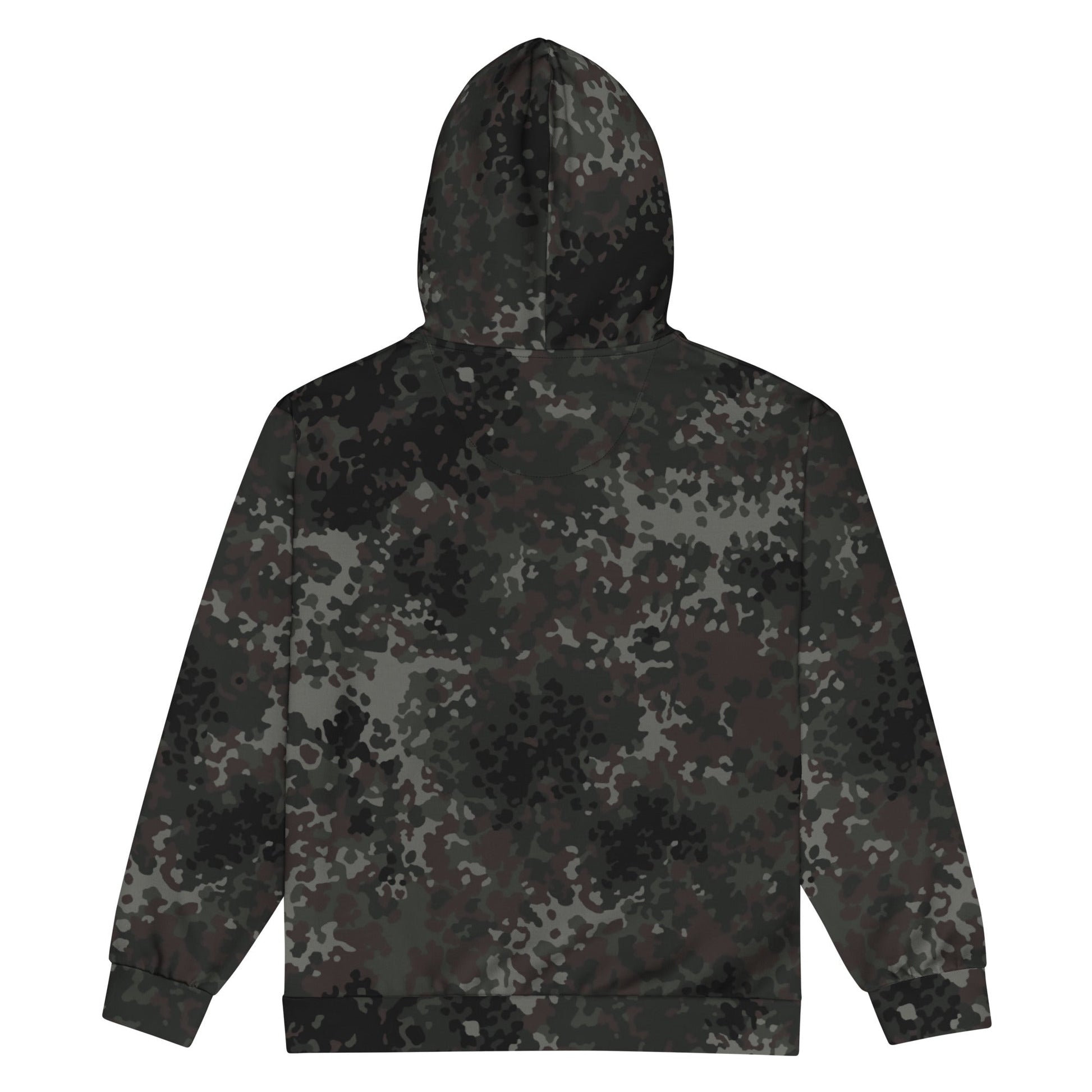 German Flecktarn Black CAMO Unisex zip hoodie - Zip Hoodies