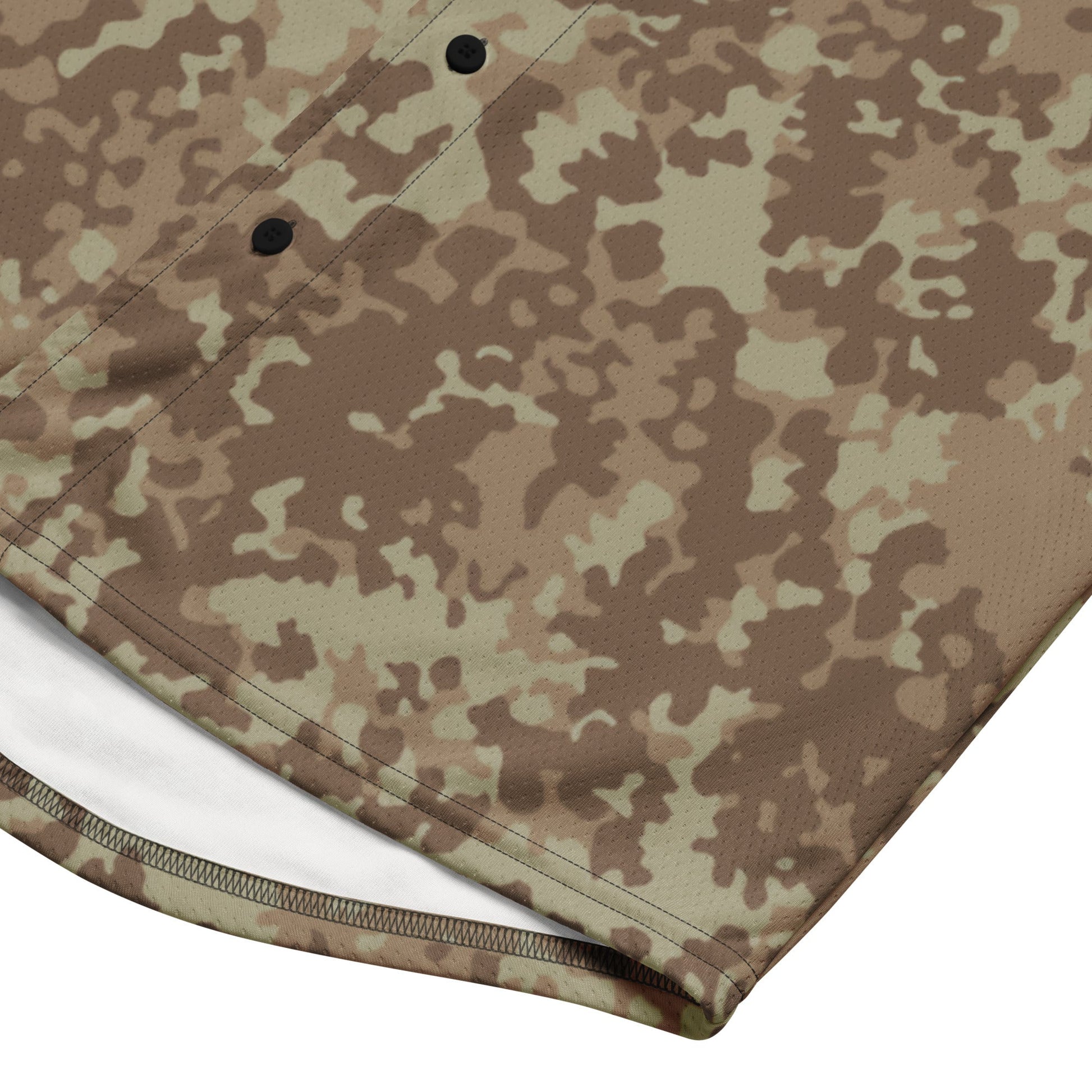 German Flecktarn Desert CAMO baseball jersey - Baseball Jerseys