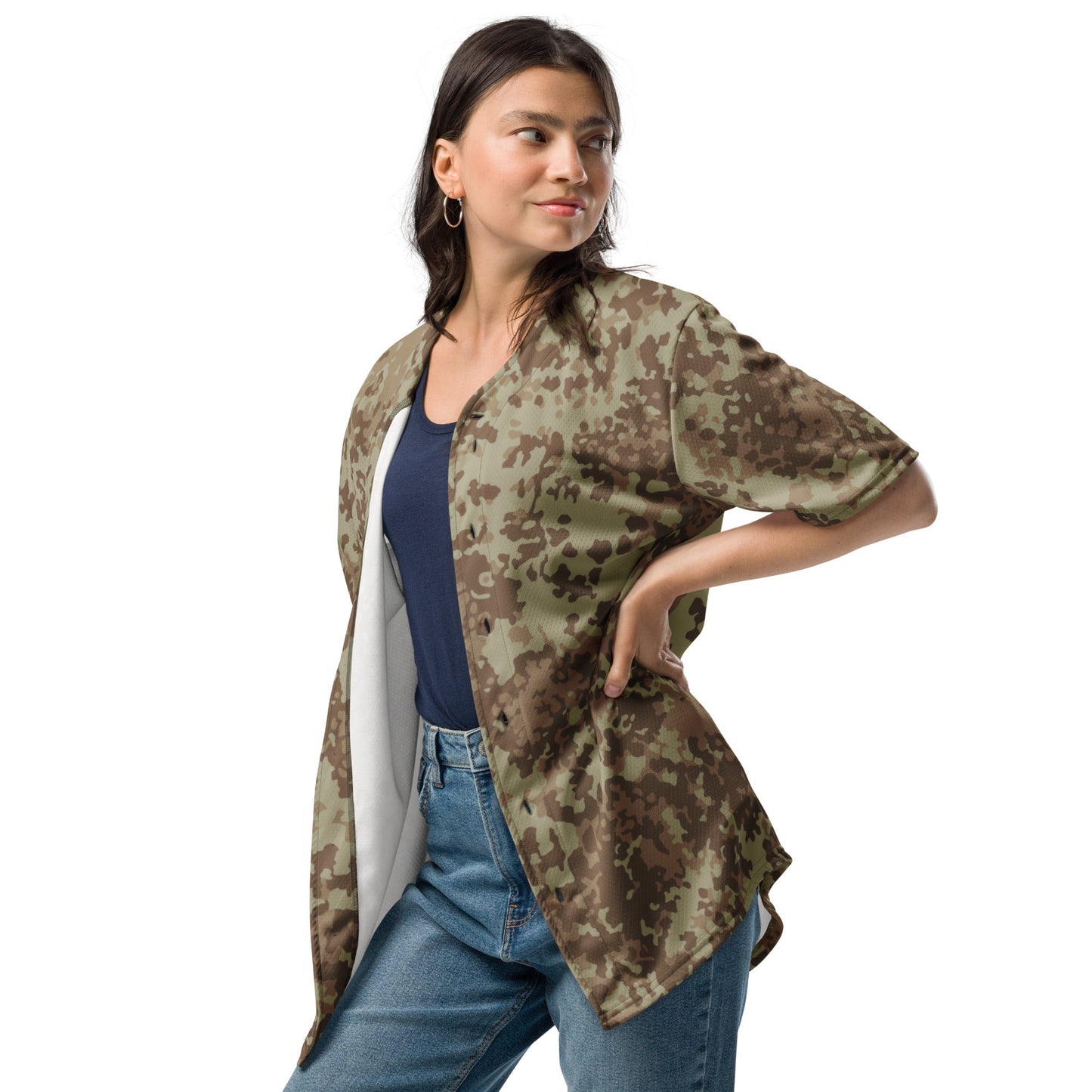 German Flecktarn Desert CAMO baseball jersey - Baseball Jerseys