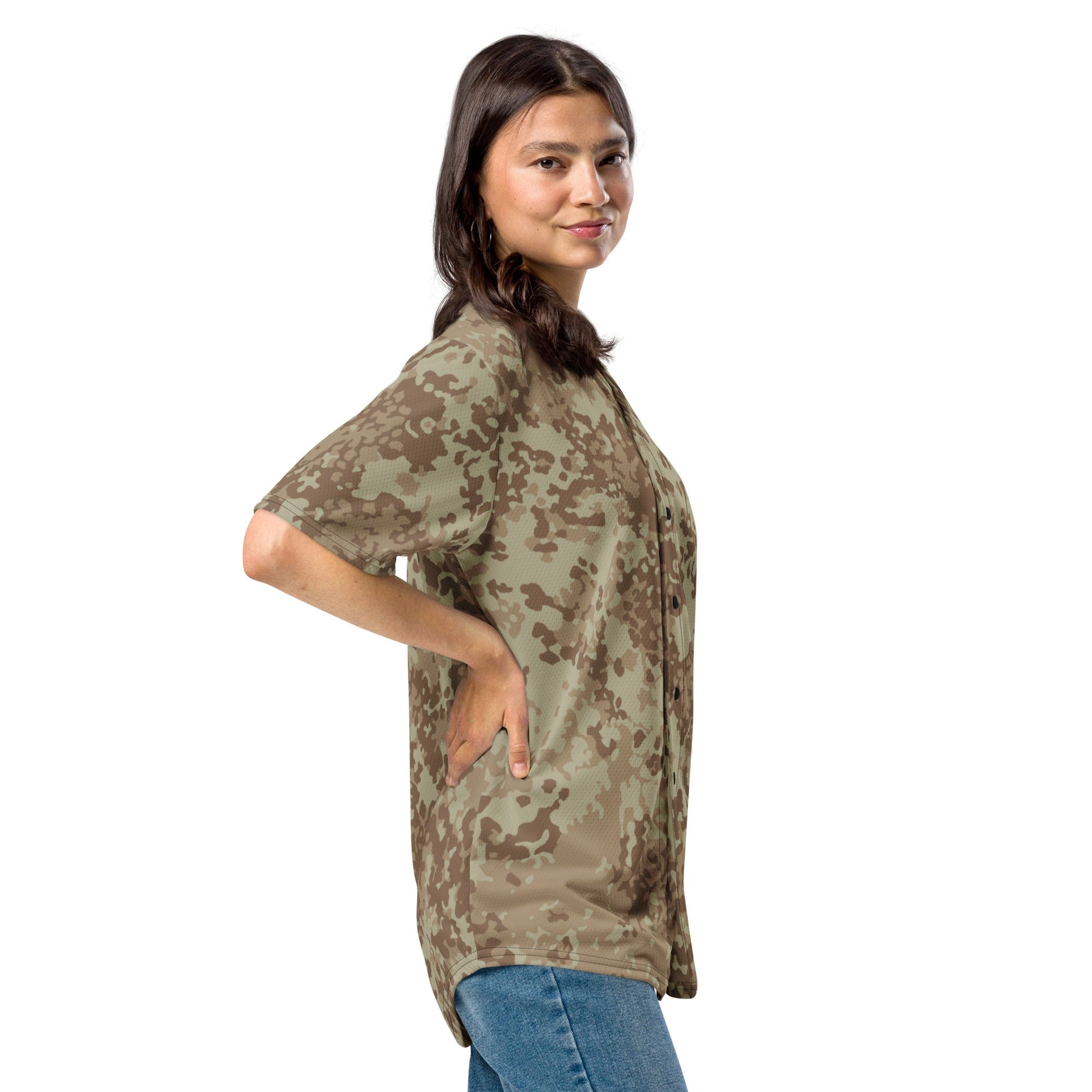 German Flecktarn Desert CAMO baseball jersey - Baseball Jerseys