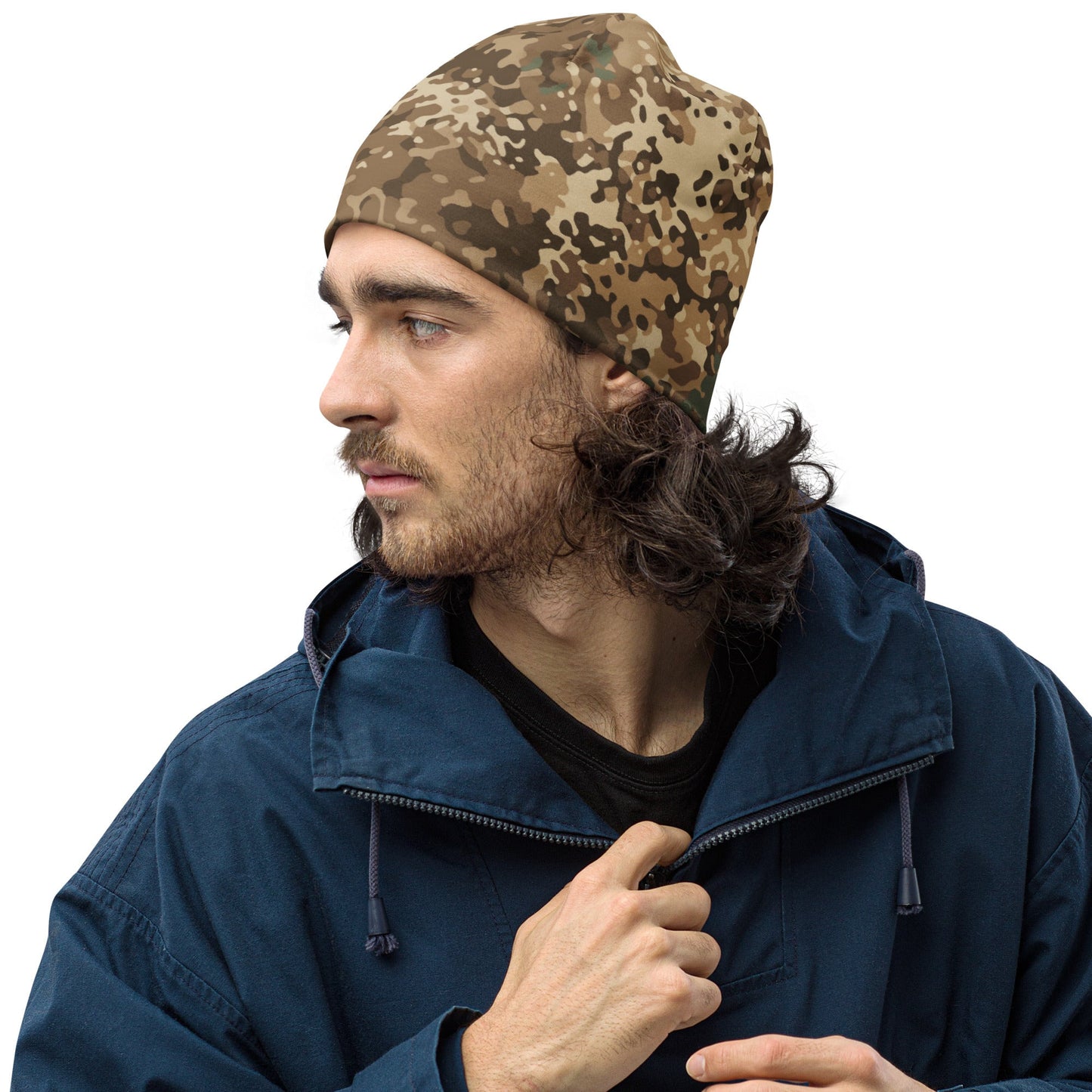 German Flecktarn Desert CAMO Beanie - S