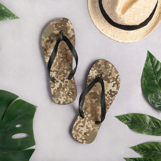 German Flecktarn Desert CAMO Flip-Flops