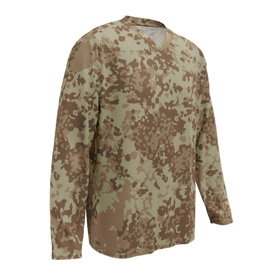German Flecktarn Desert CAMO hockey fan jersey - Hockey Jerseys