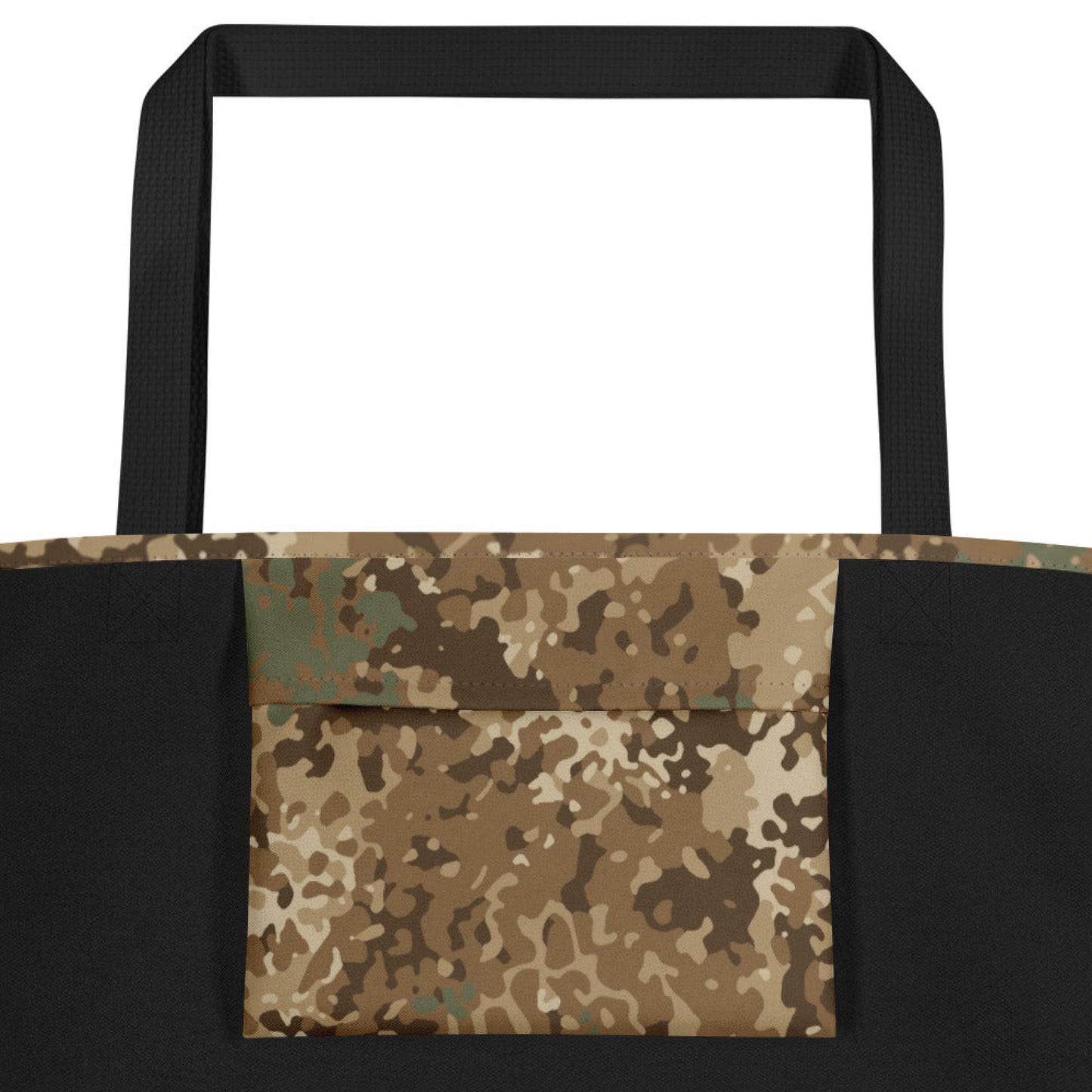 German Flecktarn Desert CAMO Large Tote Bag