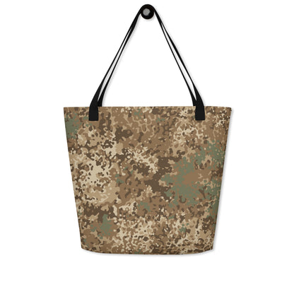 German Flecktarn Desert CAMO Large Tote Bag