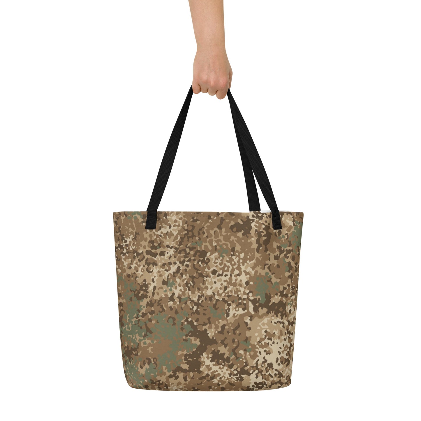 German Flecktarn Desert CAMO Large Tote Bag