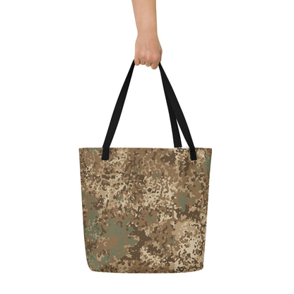German Flecktarn Desert CAMO Large Tote Bag