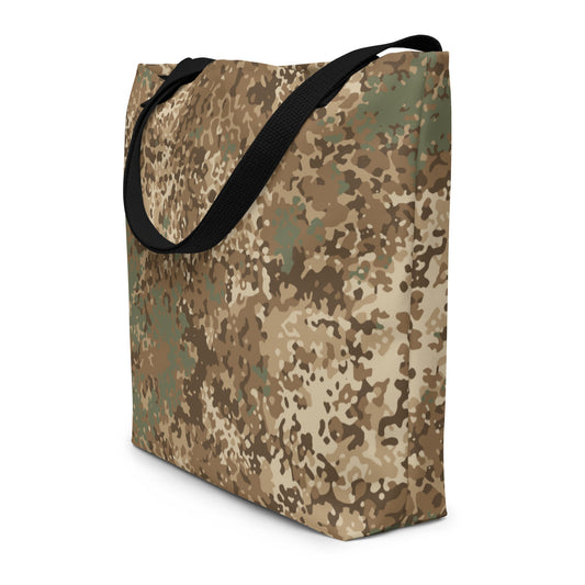 German Flecktarn Desert CAMO Large Tote Bag