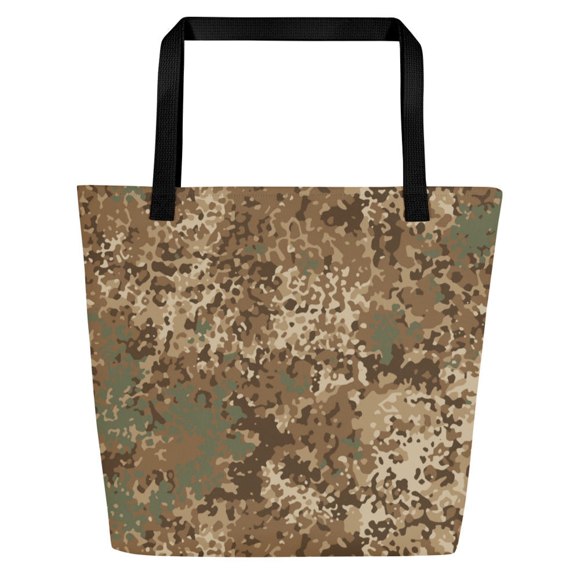 German Flecktarn Desert CAMO Large Tote Bag