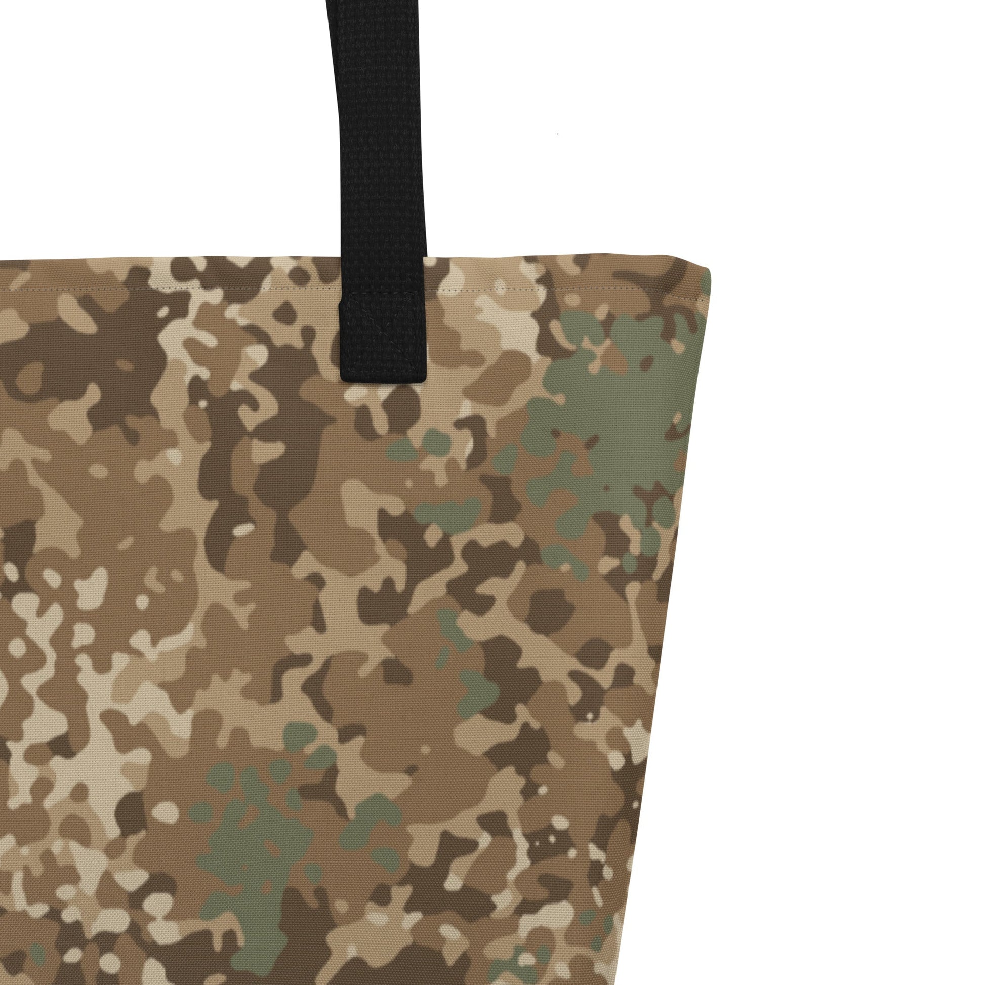 German Flecktarn Desert CAMO Large Tote Bag