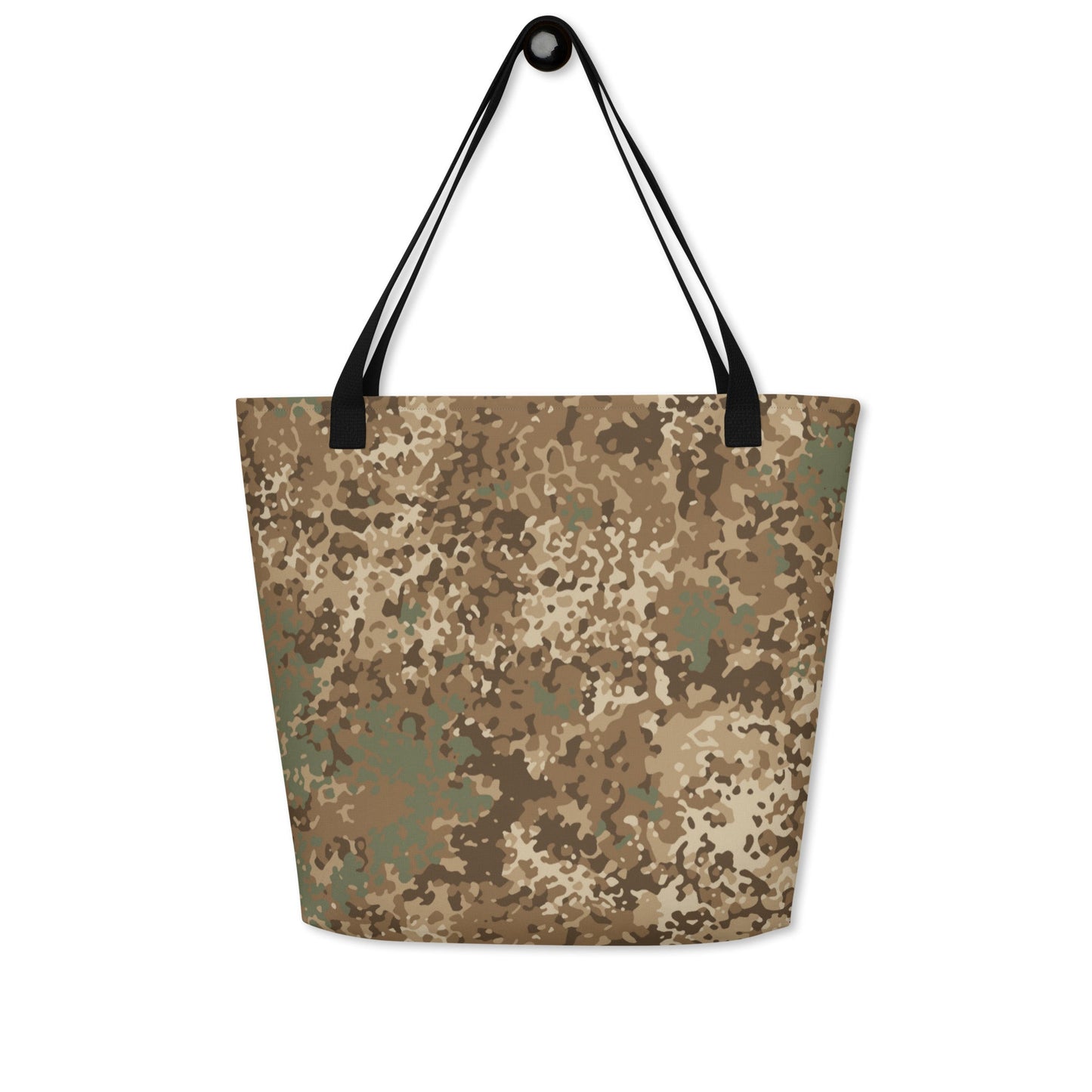 German Flecktarn Desert CAMO Large Tote Bag