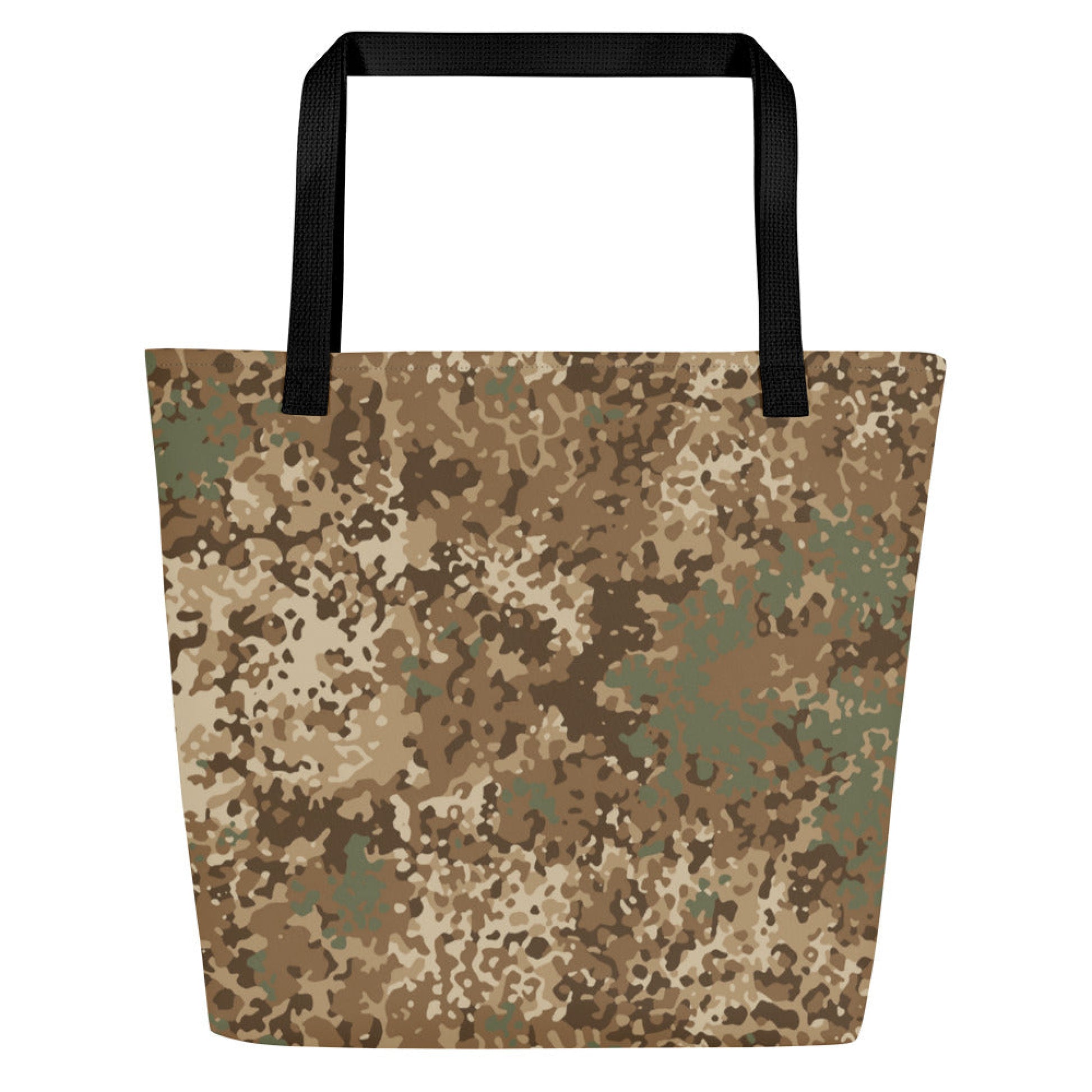 German Flecktarn Desert CAMO Large Tote Bag