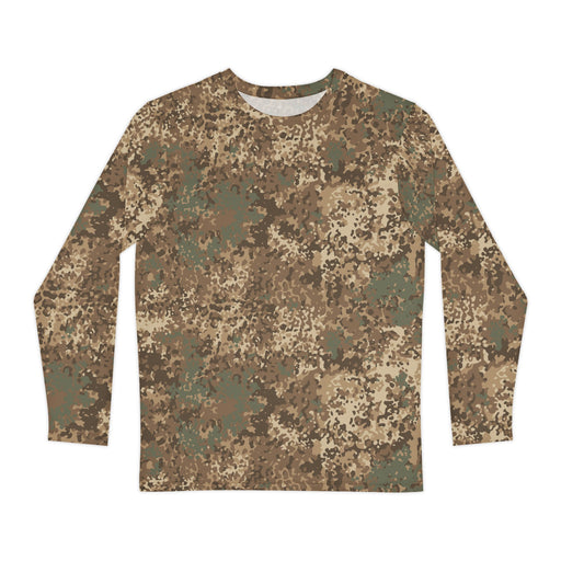 Flecktarn Bundeswehr Desert CAMO Unisex Long-Sleeve Shirt - XS