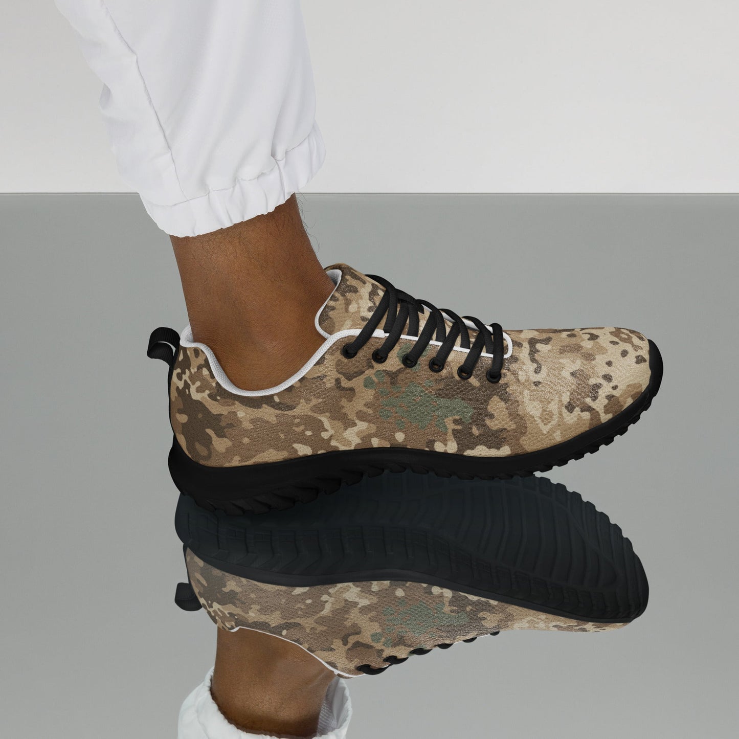 German Flecktarn Desert CAMO Mens Athletic Shoes